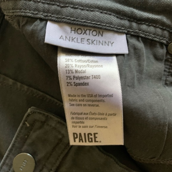 Paige Hoxton Skinny Cargo Pant. Size 29 - Picture 4 of 8